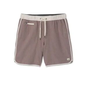 Vuori Men's Banks Shorts 5” Inseam in Hazel Linen Texture